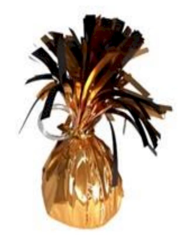 PESO PARA BALAO DOURADO COM PRETO UND