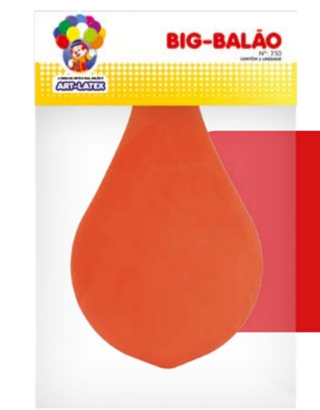 Balão Art-Latex Big Balão N:250 unidade Cores Sólidas Tradicionais