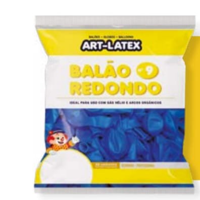 Balão Art-Latex 9¨liso c/50 und