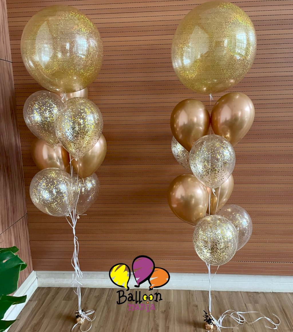 ARRANJO BUBBLE 24¨ GAS HELIO 4GLITT4CHRO ( CADA CACHO)