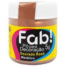 PO DECORATIVO DOURADO ROSE 5G