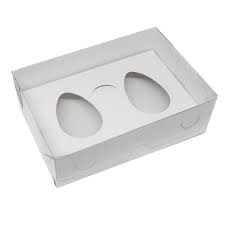 CAIXA 2 OVINHOS 50G BRANCO DESMONTADA C/10UND