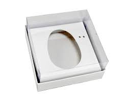 CAIXA OVO DE COLHER 150G BRANCO DESMONTADO C/10UND