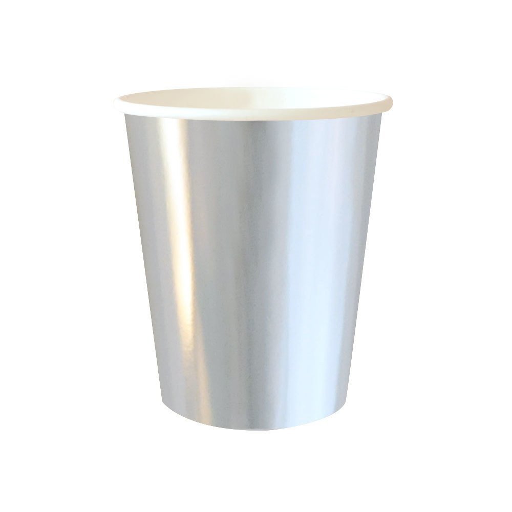 COPO PAPEL PRATA C/8UND MY074C
