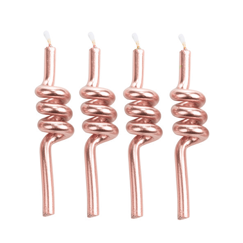 VELA TUBO ROSE V081