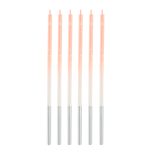 VELA PALITO GIGANTE DEGRADE PINK 15CM V177