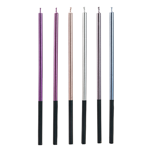 VELA PALITO GIGANTE COLORIDA METALIZADO  V179