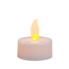 VELA PLASTICA COM LED CHAMA AMARELA UND