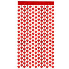 CORTINA CORACAO VERMELHO 1X2MT UNIDADE MAE