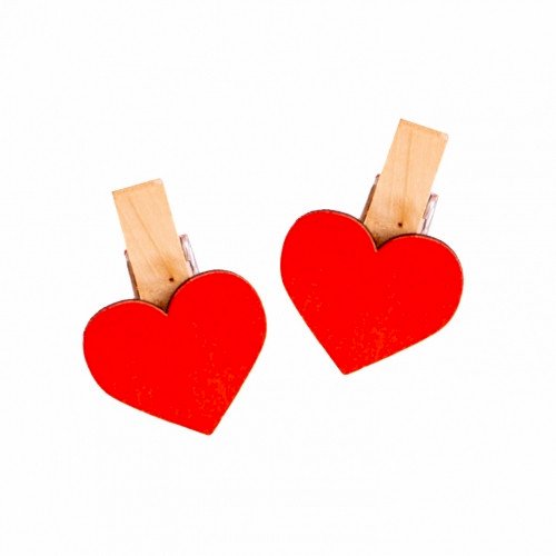 PRENDEDOR DECORATIVO CORACAO MAE