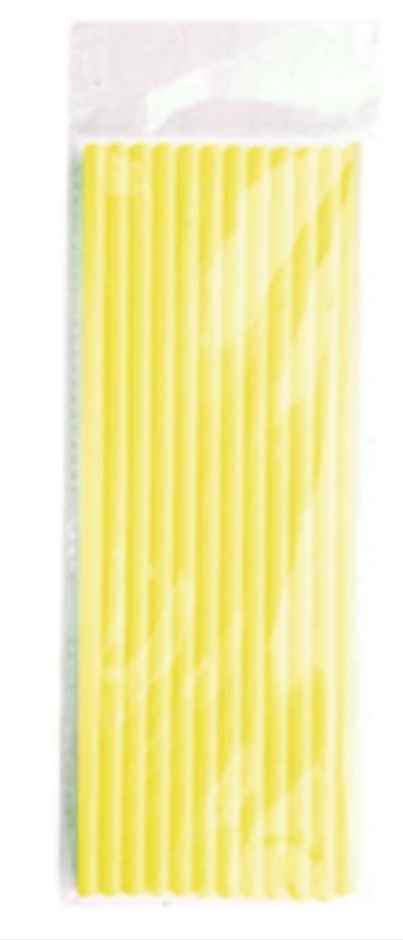 CANUDO DE PAPEL C/12UND AMARELO