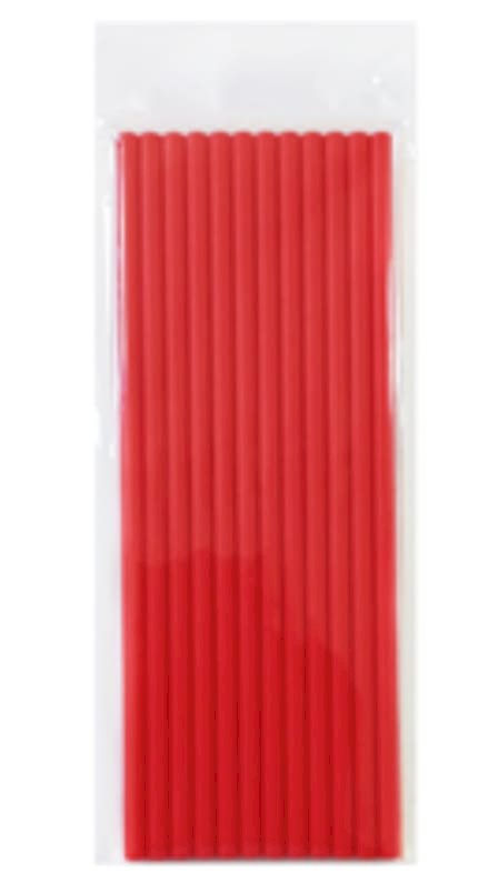 CANUDO DE PAPEL C/12UND VERMELHO
