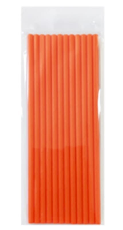 CANUDO DE PAPEL C/12UND LARANJA