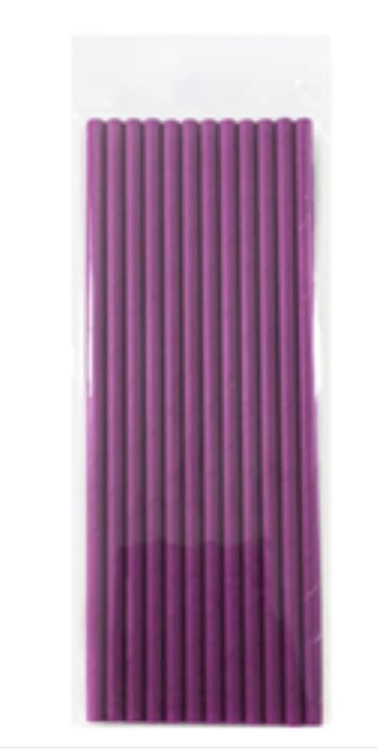 CANUDO DE PAPEL C/12UND VIOLETA