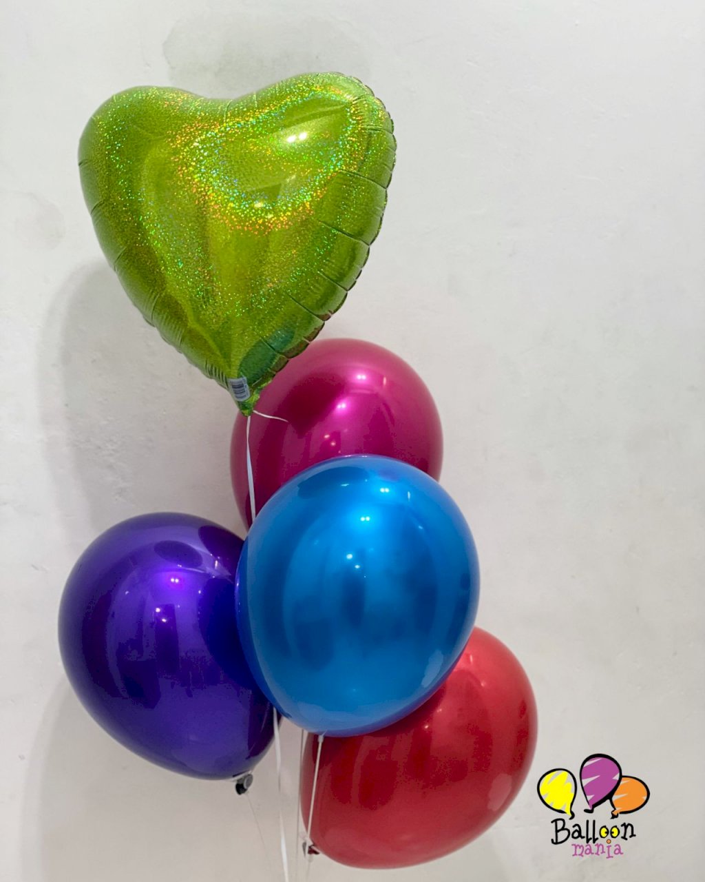 ARRANJO BALAO METALIZADO 18¨ COM GAS HELIO 4CHR MAE