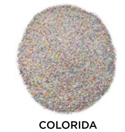 AREIA DECORATIVA COLORIDA 1KG