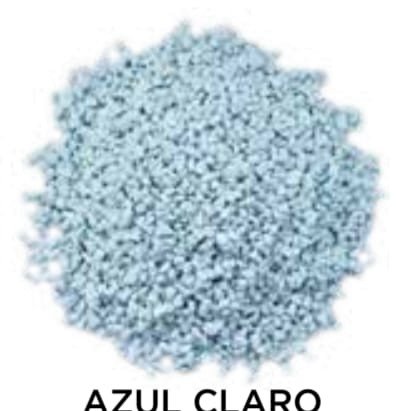 PEDRA DECORATIVA 1KG AZUL CLARO