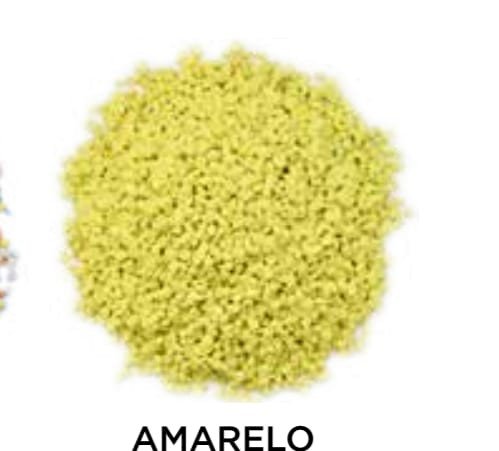 PEDRA DECORATIVA 1KG AMARELO