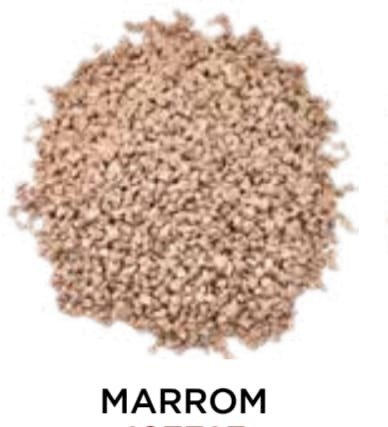 PEDRA DECORATIVA 1KG MARROM