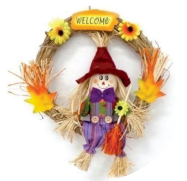 GUIRLANDA COM ESPANTALHO 20CM