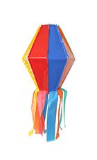 BALAO JUNINO TRADICIONAL 8 COLUNAS 28CM UND