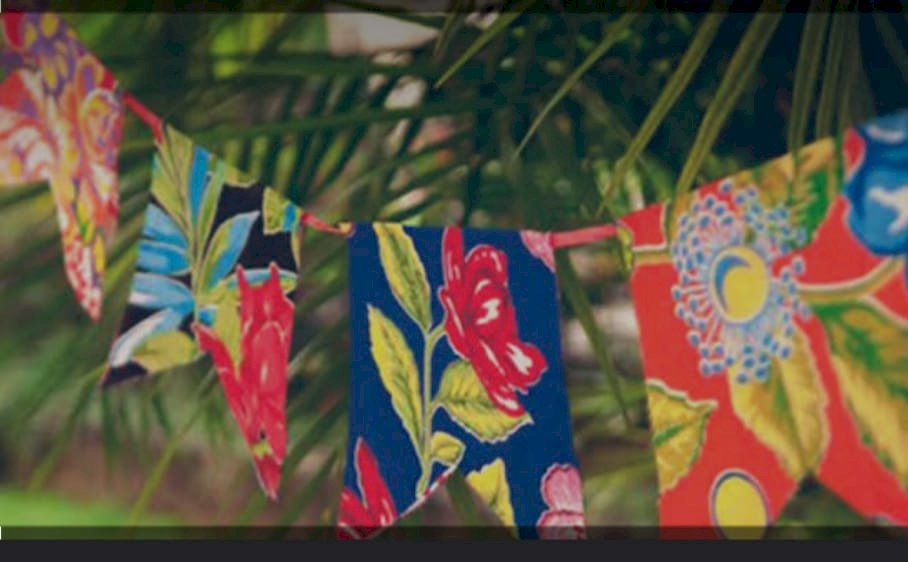 BANDEIROLA JUNINA ESTAMPADA 17X23CM PLASTICA