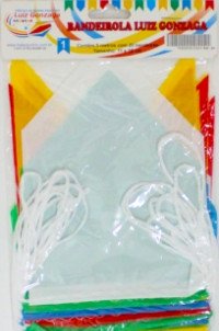 BANDEIROLA JUNINA 11 X 15CM PLASTICO UND