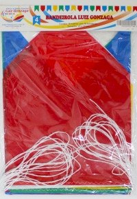 BANDEIROLA JUNINA 23 X 33CM PLASTICO UND