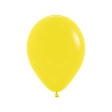 BALAO LATEX FASHION AMARELO  UND