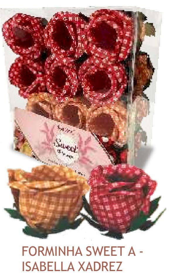 FORMINHA SWEET A ISABELLA XADREZ C/24 SAO JOAO