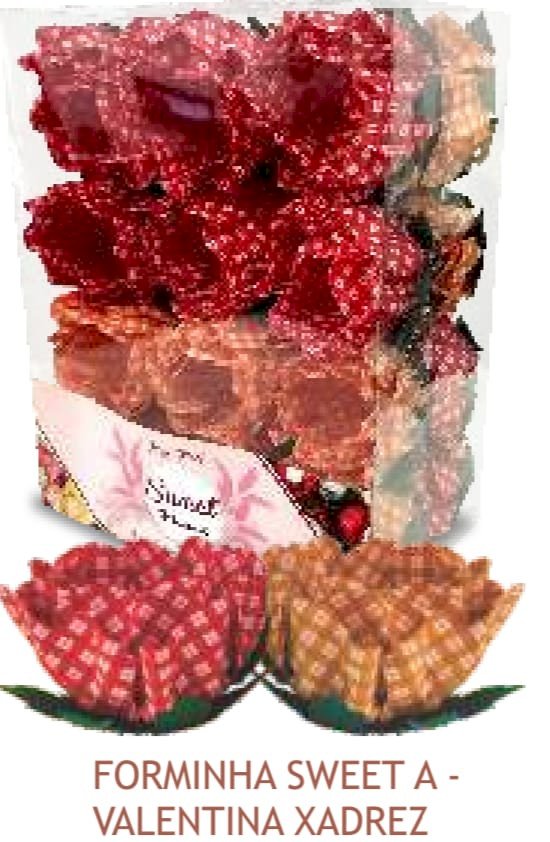FORMINHA SWEET A VALENTINA XADREZ C/24 SAO JOAO