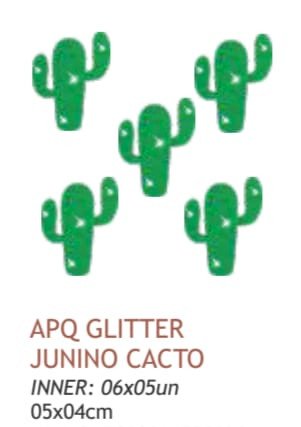 APLIQUE GLITTER JUNINO CARTELA C/5 SAO JOAO