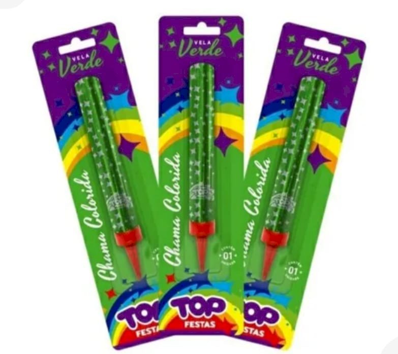 VELA TUFAO CHAMA VERDE UNIDADE