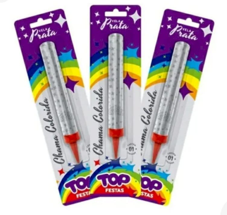 VELA TUFAO CHAMA PRATA UNIDADE