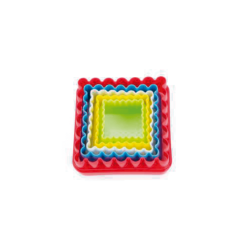 CORTADORES PLASTICO QUADRADO C/5 UND