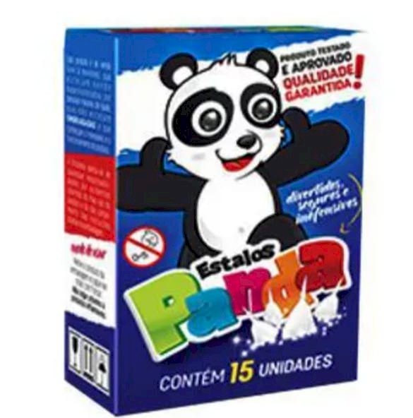 ESTALINHOS PANDA C/15UND
