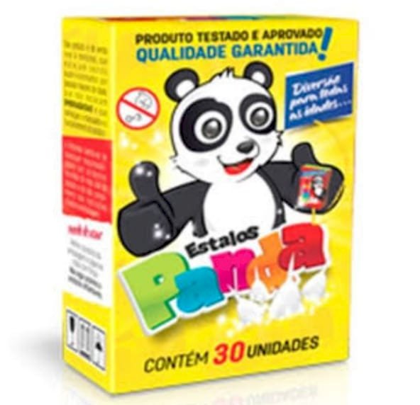 ESTALINHOS MEGA PANDA C/30