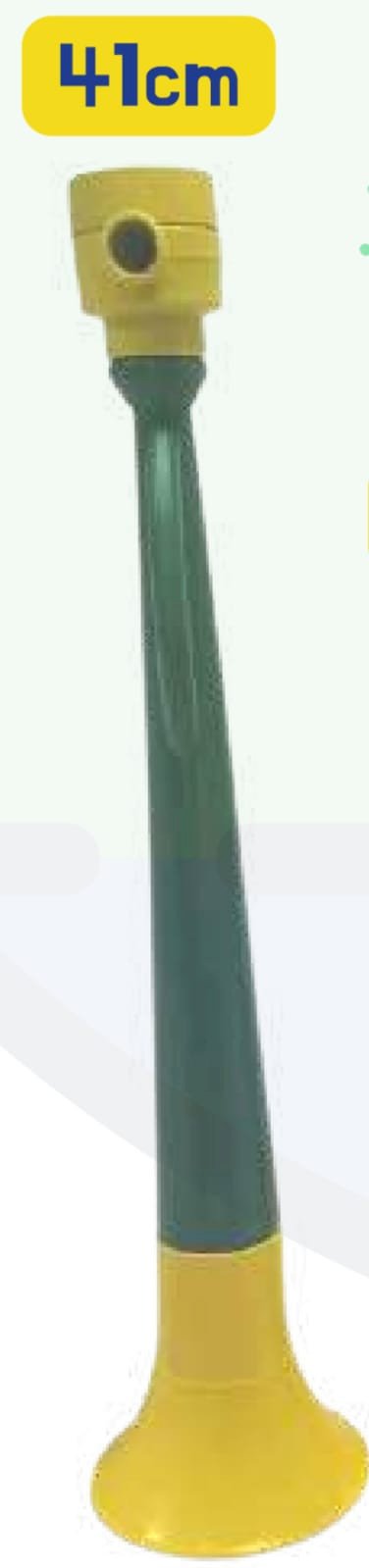 CORNETA VERDE E AMARELO 41 CM BRASIL