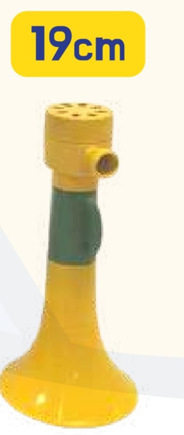 CORNETA VERDE E AMARELO 19CM BRASIL