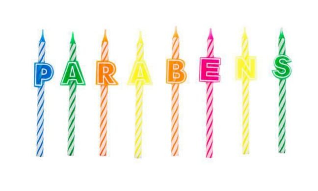 VELA PARABENS NEON    V168