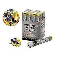 LANCA CONFETE COLORIDO METALIZADO 30CM LCN002