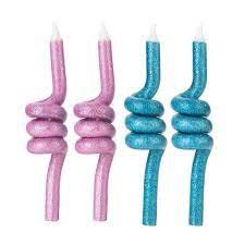 VELA CHA REVELACÃO TUBO GLITTER V156