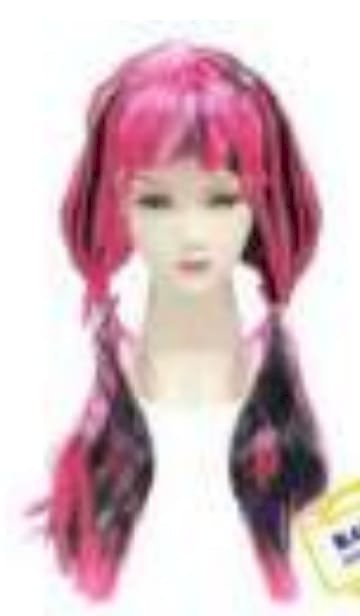 PERUCA TIPO FRANJA HALLOWEEN