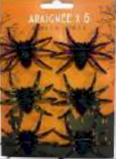 ARANHA DECORATIVA C/6