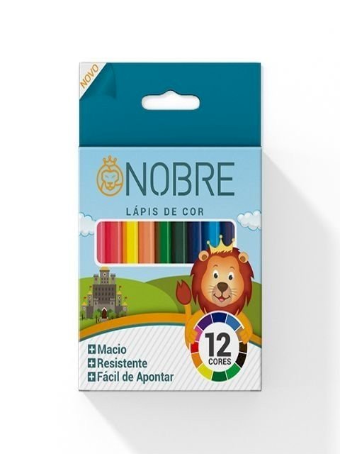 LAPIS DE COR NOBRE PQ C/12 CORES