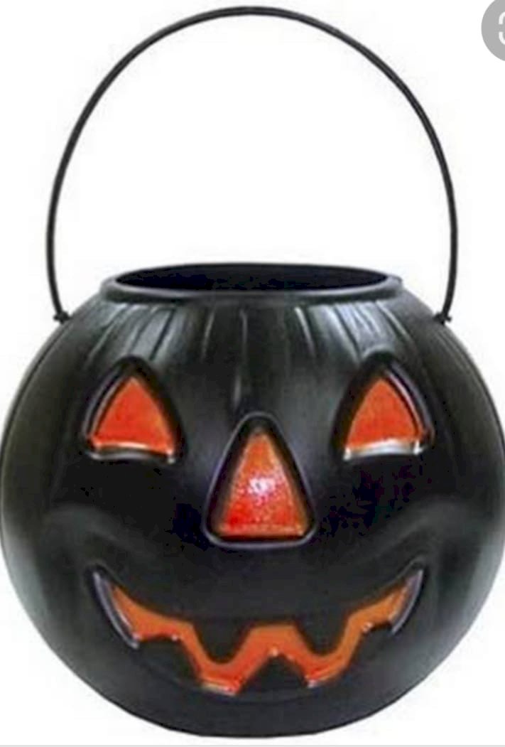 ABOBORA PLASTICO 18CM PRETA HALLOWEEN LP 6701