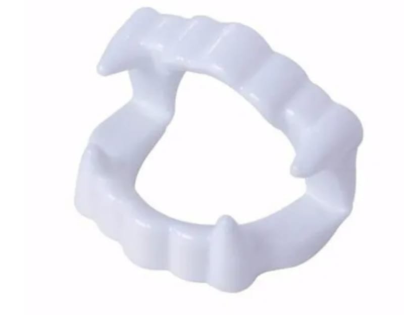 DENTADURA VAMPIRO PLASTICA HALLOWEEN C/25