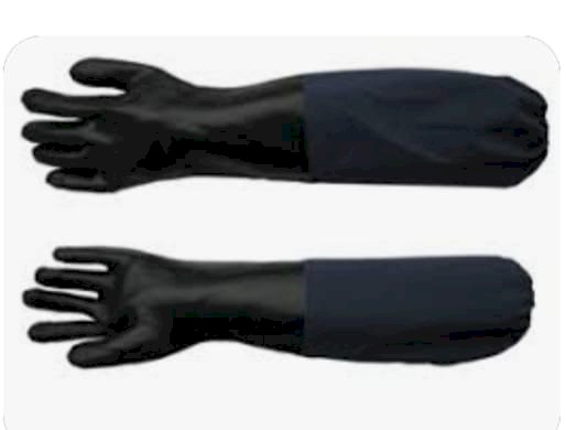 LUVA POLYESTER LONGA PRETA 40CM