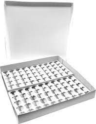 CAIXA DE TRANSPORTE 100 SALGADO/DOCES UND BRANCO C/BERÇO