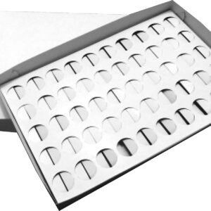 CAIXA DE TRANSPORTE 50 SALGADO/DOCES UND BRANCO C/ BERCO